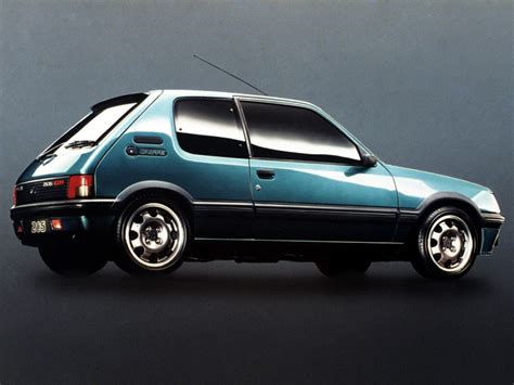 PEUGEOT 205 GTI Specs & Photos - 1984, 1985, 1986, 1987, 1988, 1989, 1990, 1991, 1992, 1993 ...