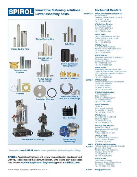 Spirol Coiled Spring Pins Design by G.L. Huyett - Issuu