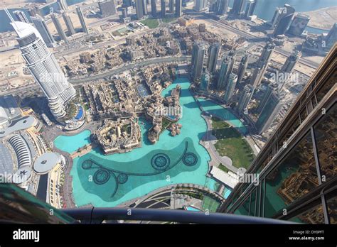 Downtown, Dubai, viewing platform, skyscraper, deck, Burj Khalifa Stock Photo: 68244508 - Alamy