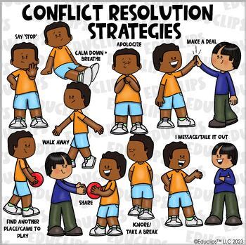 Conflict Resolution - Luke - Clip Art Set {Educlips Clipart} | TPT