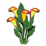 gerbera in vase | Free SVG
