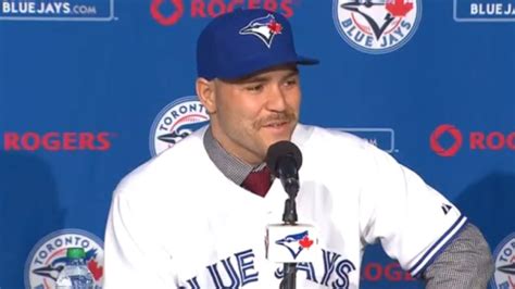 Toronto Blue Jays introduce new catcher Russell Martin | CTV News