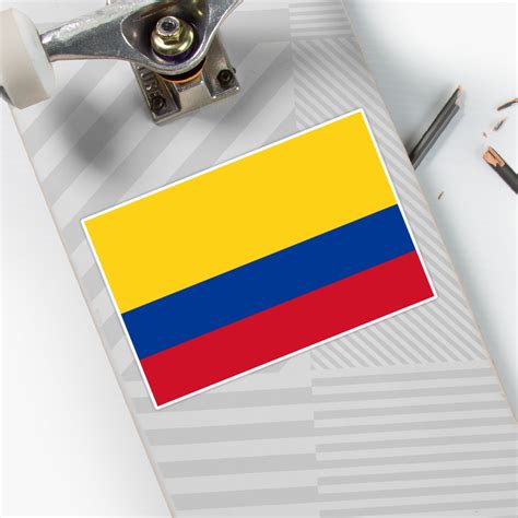 Colombian Flag - Flag of Colombia Sticker by ArgosDesigns | Colombia ...