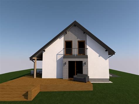 3D Gable Roof Single Family House - TurboSquid 1887903