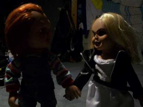 Chucky vs Tiffany stop motion - YouTube