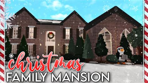 Roblox Bloxburg Christmas House Build