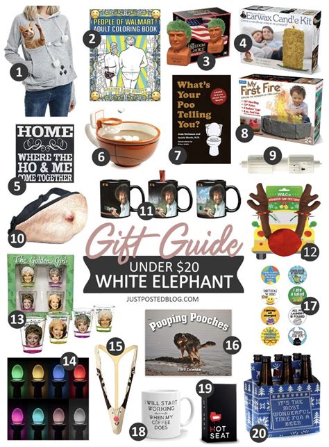 20 Under $20 White Elephant Gift Ideas – Just Posted