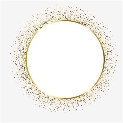 Gold circle border vector design images gold circle frame border design ...