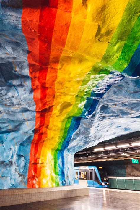 The 5 Most Amazing Stockholm Metro Stations – Subway Art Tour Map Stockholm Metro, Stockholm ...