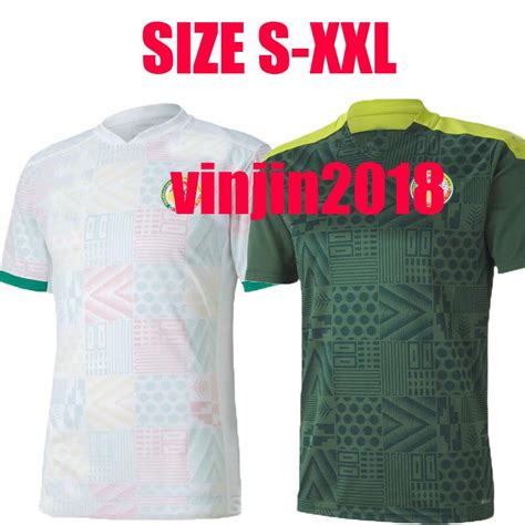 2020 2020 2021 Senegal Soccer Jersey National Team Home White Away ...