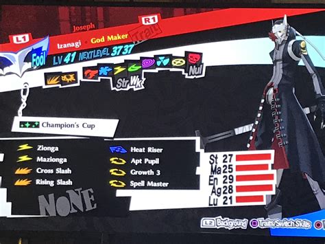 Current Izanagi build for Persona 5 Royal : r/Persona5TheRoyal