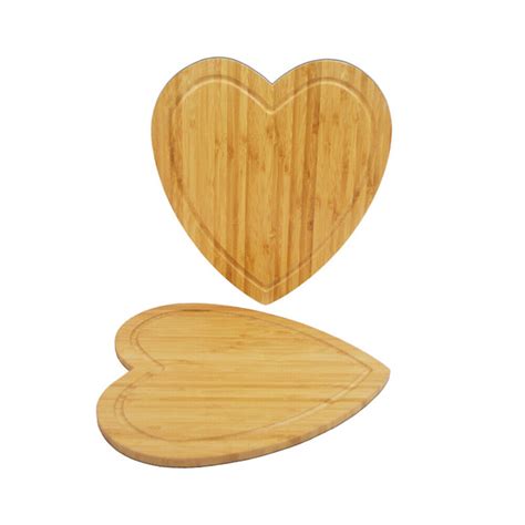 Heart-shaped Wooden Cutting Board for Bread, Charcuterie, Pizza and Cheese | eBay