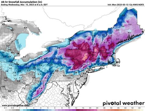 Major March storm to lash Northeast with heavy snow, rain and wind ...