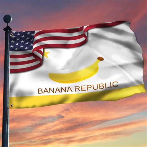 Banana Republic Flag And American Flag Banana United States USA Decora ...