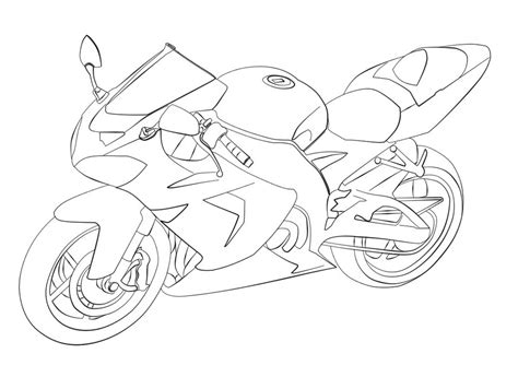 Kawasaki Ninja Coloring Pages Coloring Pages