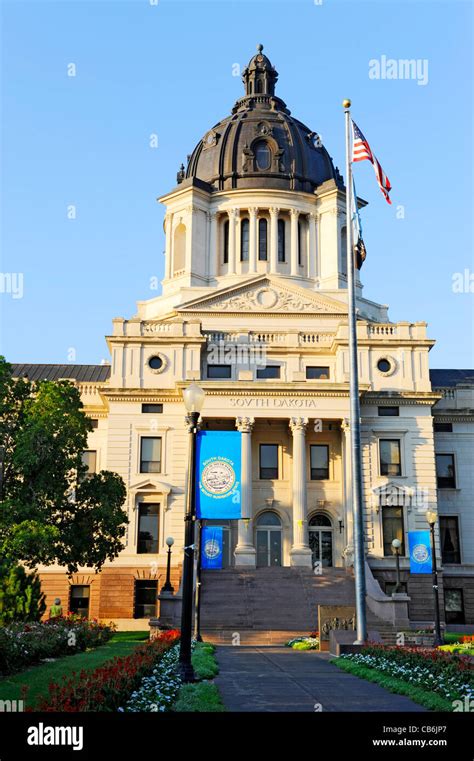 South Dakota State Capitol Building Complex Stock Photo - Alamy