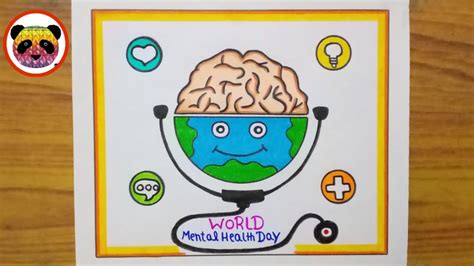 world mental health day drawing / world mental health day poster ...