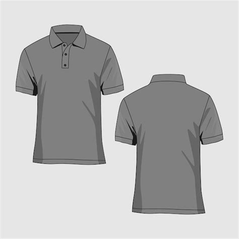 Premium Vector | Polo tshirt mockup vector image and illustration