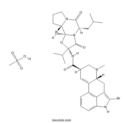 Bromocriptine mesylate | CAS:22260-51-1 | Selective D2-like agonist | High Purity | Manufacturer ...