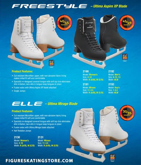 Jackson Ice Skates Size Chart