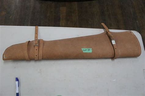 Heavy Suede Leather Rifle Scabbard