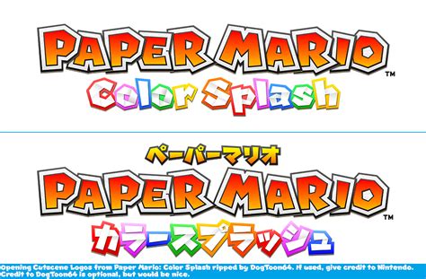 The Spriters Resource - Full Sheet View - Paper Mario: Color Splash ...