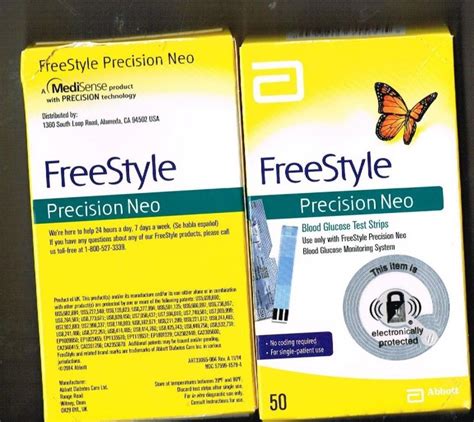 Freestyle Precision Neo Test Strips 50 Ct