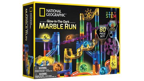 NATIONAL GEOGRAPHIC GLOW IN THE DARK MARBLE RUN - 80 PIECE - The Toy Insider