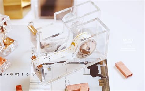 Clear Acrylic Tape Dispenser | Aesthetic Decor Shop