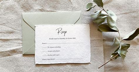 RSVP Cards for Wedding Invitations: Is it Worth the Cost?