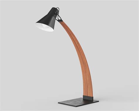 Table Lamp - Free 3D Model on Behance