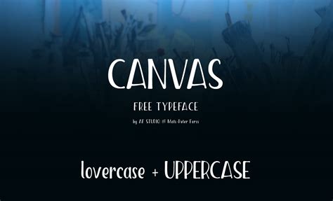 Canvas – Free Handmade Display Font