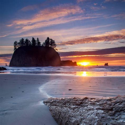 Seaside Silhouettes at Second Beach - Visit Port Angeles Washington