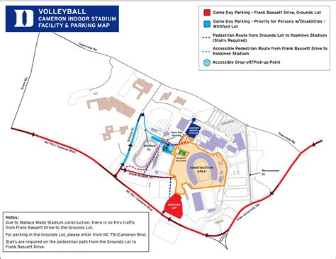 Football Stadium Layout Duke