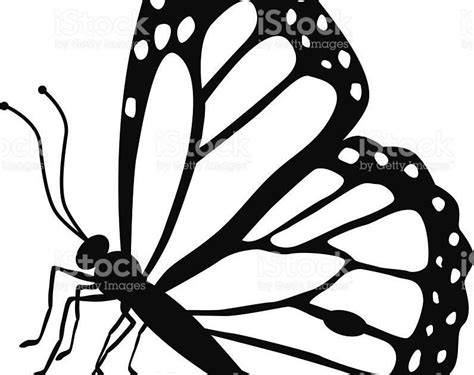 Monarch Side Easy Butterfly Drawing - bmp-live