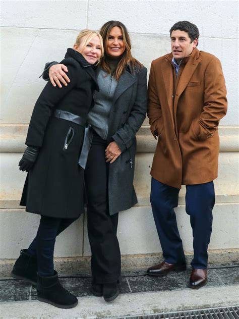 MARISKA HARGITAY and KELLI GIDDISH on the Set of Law and Order: Special ...