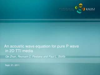 PPT - Acoustic Wave Equation PowerPoint Presentation, free download - ID:5772264