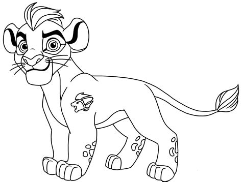 Lion Guard Kion And Kiara Coloring Pages Coloring Pages