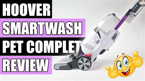 Hoover SmartWash Pet REVIEW - Automatic Carpet Cleaner FH53000PC - YouTube