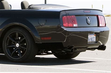 Ford mustang 2006 v6 dual exhaust borla