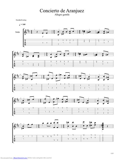 Aranjuez Guitar Piano Pdf - airingperformance