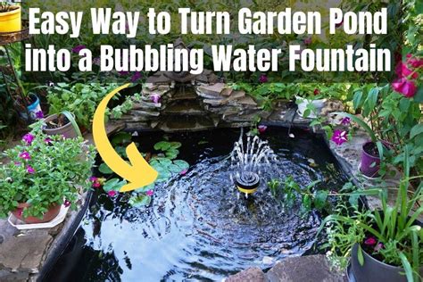 Solar Fountain For Pond: Create a Tranquil Oasis in 5 Minutes