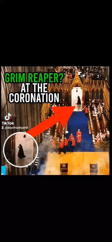 Grim Reaper at the coronation 😳 : r/Bibleconspiracy