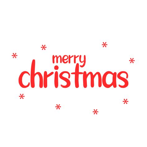 Christmas Word Simple PNG, Vector, PSD, and Clipart With Transparent ...