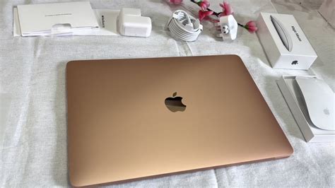 Unboxing first M1 MacBook Air - Rose Gold in 2021 - YouTube