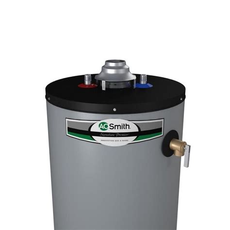 A.O. Smith Signature Premier 50-Gallon Tall 12-Year Limited 40000-BTU Natural Gas Water Heater ...