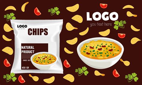 chips packaging template vector art colorful 13648736 Vector Art at Vecteezy