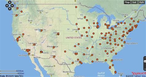 Aaron's Engineering Blog: Map of US Medical Schools by Location