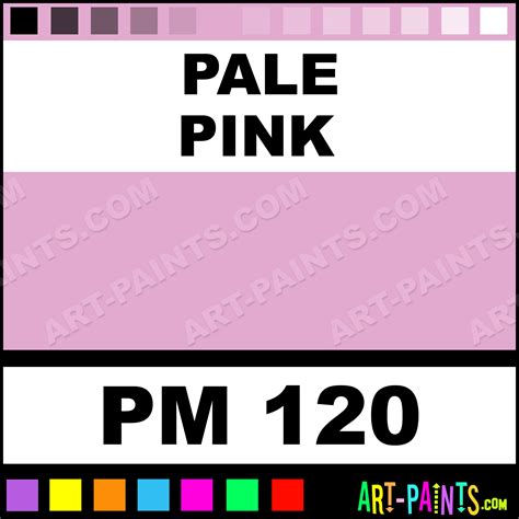 Pale Pink Shiny Fabric Textile Paints - PM 120 - Pale Pink Paint, Pale Pink Color, Polymark ...