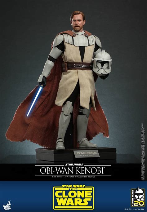 Obi-Wan Kenobi - Hot Toys TMS095 Star Wars The Clone Wars - 1/6th scale ...